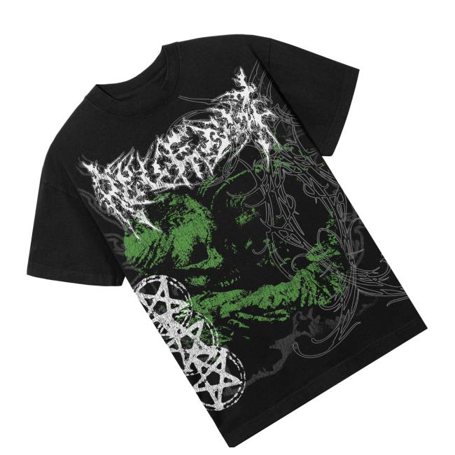 Revenge Store Merch Abandoned Tee Black Green 3 Revenge Store Merch Abandoned Tee Black Green