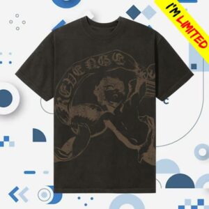 Revenge Store Merch Cherub Tee Vintage Black Brown