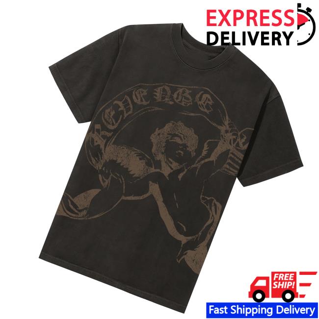Revenge Store Merch Cherub Tee Vintage Black Brown 4 Revenge Store Merch Cherub Tee Vintage Black Brown