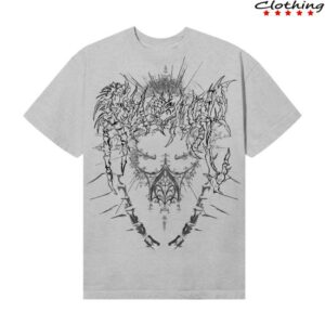 Revenge Store Merch Crucible Tee Heather Grey Black