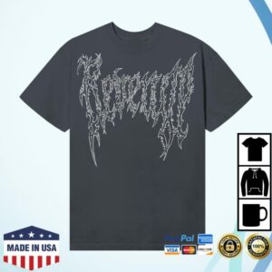 Revenge Store Merch Enlightened Tee Vintage Navy White