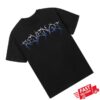 Revenge Store Merch Gradient Lightning Tee Black Blue