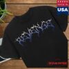 Revenge Store Merch Gradient Lightning Tee Black Blue