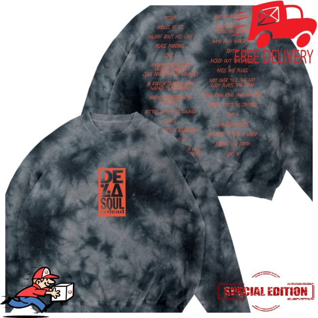 De La Soul Store Merch De La Soul Is Dead Tracklist Crewneck 4 De La Soul Store Merch De La Soul Is Dead Tracklist Crewneck