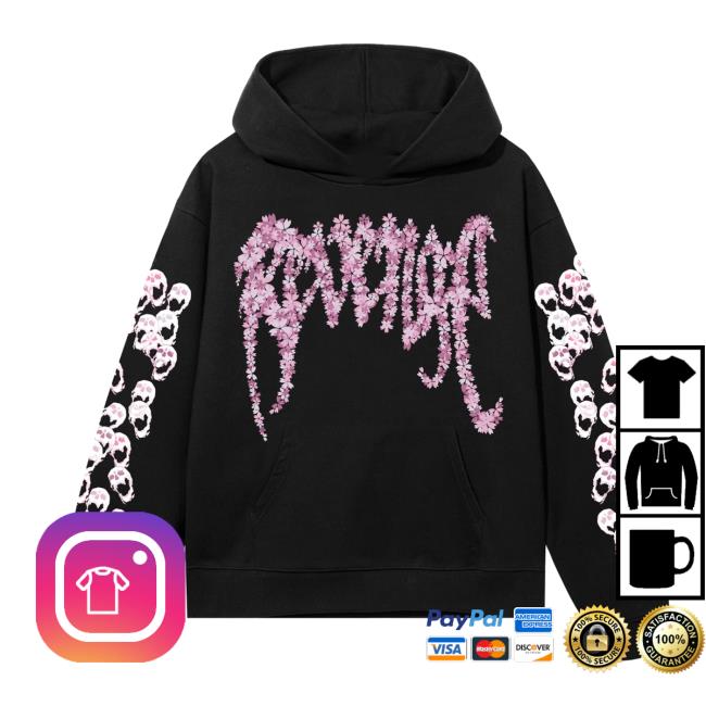 Revenge Merch Store Sakura Hoodie Black 3 Revenge Merch Store Sakura Hoodie Black
