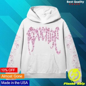 Revenge Merch Store Sakura Hoodie White