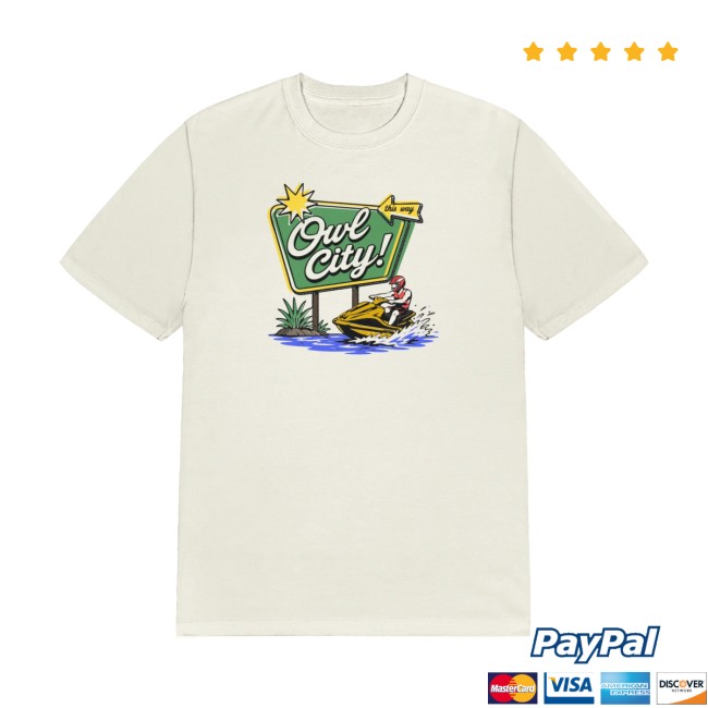 Owl City Store Merch Welcome To Owl City T-Shirt 3 Owl City Store Merch Welcome To Owl City T-Shirt