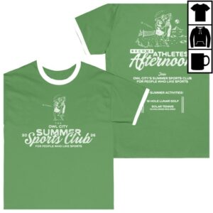 Owl City Store Merch Summer Sports Club Ringer T-Shirt