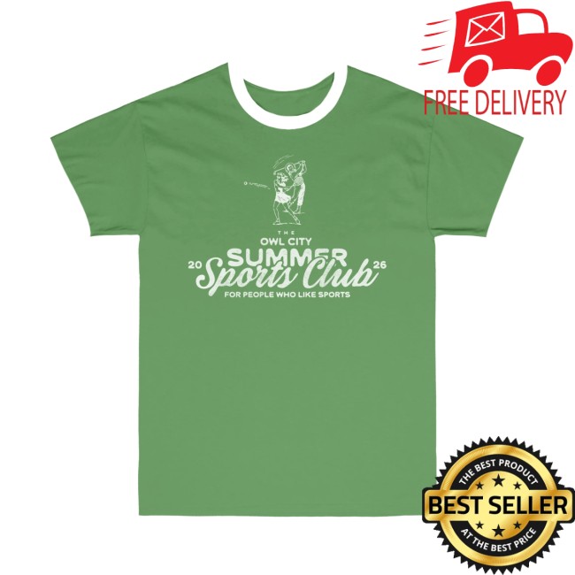 Owl City Store Merch Summer Sports Club Ringer T-Shirt 5 Owl City Store Merch Summer Sports Club Ringer T-Shirt