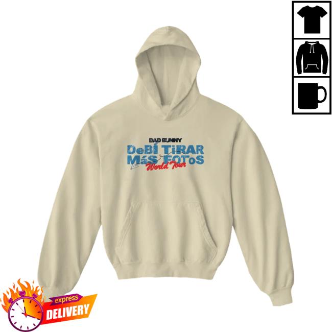 Debi Tirar Mas Fotos Store Merch World Tour Hoodie Off-White 3 Debi Tirar Mas Fotos Store Merch World Tour Hoodie Off-White