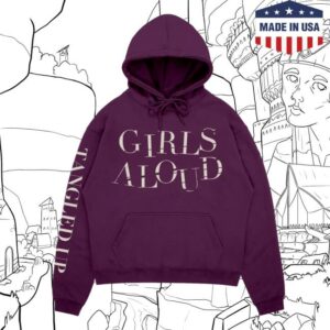 Girls Aloud Store Merch Tangled Up Tracklist Plum Hoodie