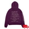 Girls Aloud Store Merch Tangled Up Tracklist Plum Hoodie 1 Girls Aloud Store Merch Tangled Up Tracklist Plum Hoodie