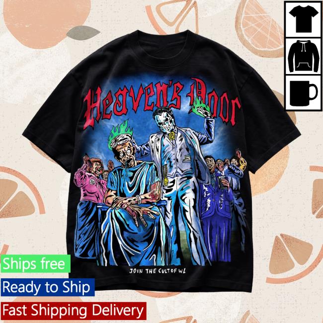 Warren Lotas Store Merch Heaven's Door T-Shirt Black 3 Warren Lotas Store Merch Heaven's Door T-Shirt Black