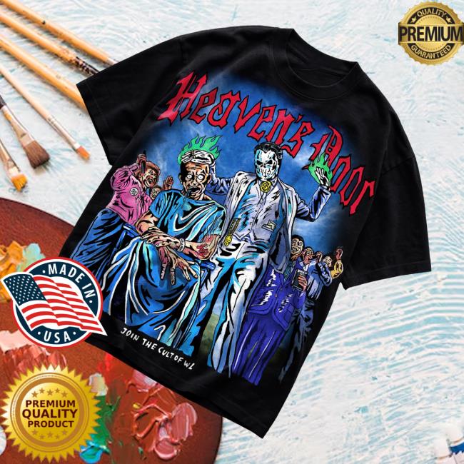 Warren Lotas Store Merch Heaven's Door T-Shirt Black 4 Warren Lotas Store Merch Heaven's Door T-Shirt Black