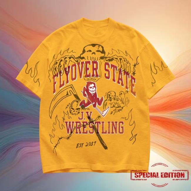 Warren Lotas Store Merch Reaper Wrestling T-Shirt Gold 3 Warren Lotas Store Merch Reaper Wrestling T-Shirt Gold