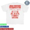 Jonas Brothers Merch Store The Red Dress Nyc Landmark Tee