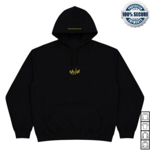 S4lem Store Merch Batwing Hoodie Black