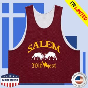 S4lem Store Merch Midwest Pinnie Jersey Maroon