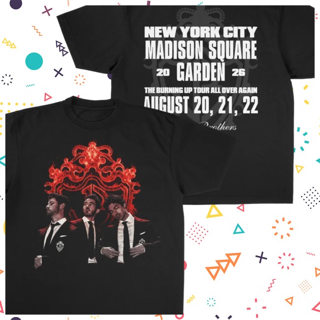 Jonas Brothers Store Merch Msg Event Tee 3 Jonas Brothers Store Merch Msg Event Tee