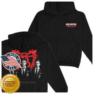 Jonas Brothers Store Merch Msg Burning Up Tour Hoodie