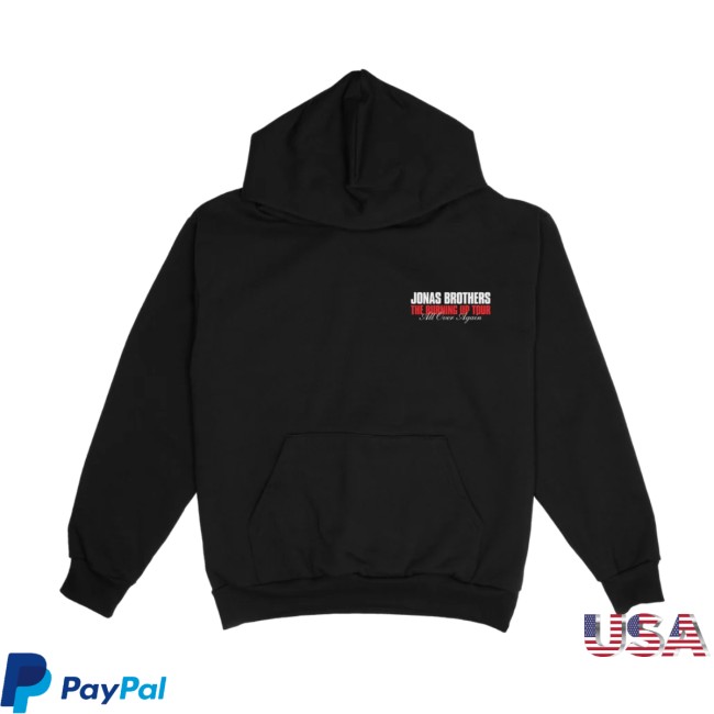Jonas Brothers Store Merch Msg Burning Up Tour Hoodie 4 Jonas Brothers Store Merch Msg Burning Up Tour Hoodie