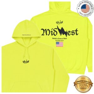 S4lem Store Merch Shop  Batwing Hoodie Safety Green