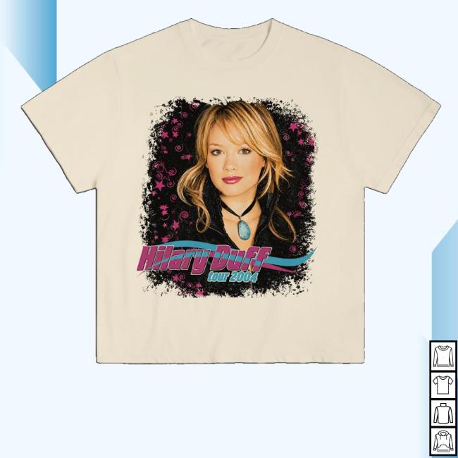 Hilary Duff Merch Store 2004 Vintage Reprint Tee 3 Hilary Duff Merch Store 2004 Vintage Reprint Tee