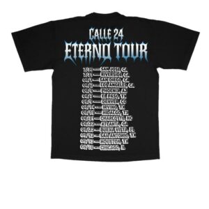 Street Mob Records Merch Store Calle 24 Tour Black Ss Tee