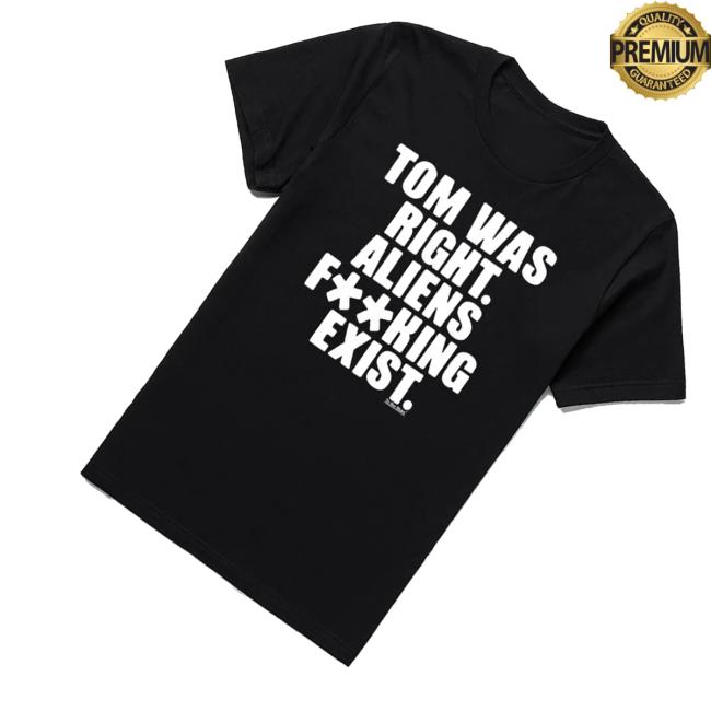To The Stars Merch Store Tom Was Right Headline T-Shirt Black 3 To The Stars Merch Store Tom Was Right Headline T-Shirt Black