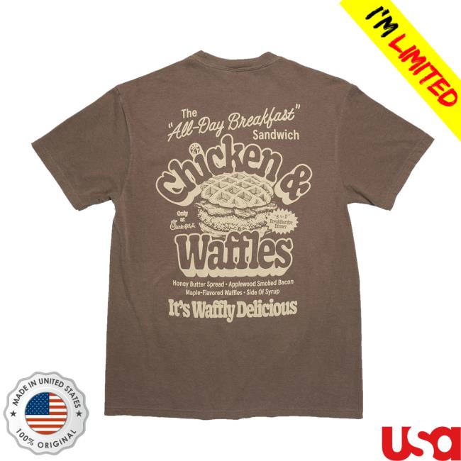 Chick Fil A Store Merch Chicken And Waffles Tee 4 Chick Fil A Store Merch Chicken And Waffles Tee