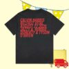 Calvin Harris Store Merch Shop Belfast Vital Stone Wash Black Sun Flame T-Shirt