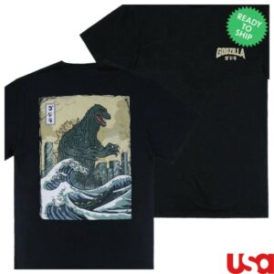 Godzilla Store Merch Shop Godzilla Wave T-Shirt