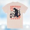 Godzilla Store Merch Shop Godzilla Sushi Block Print T-Shirt