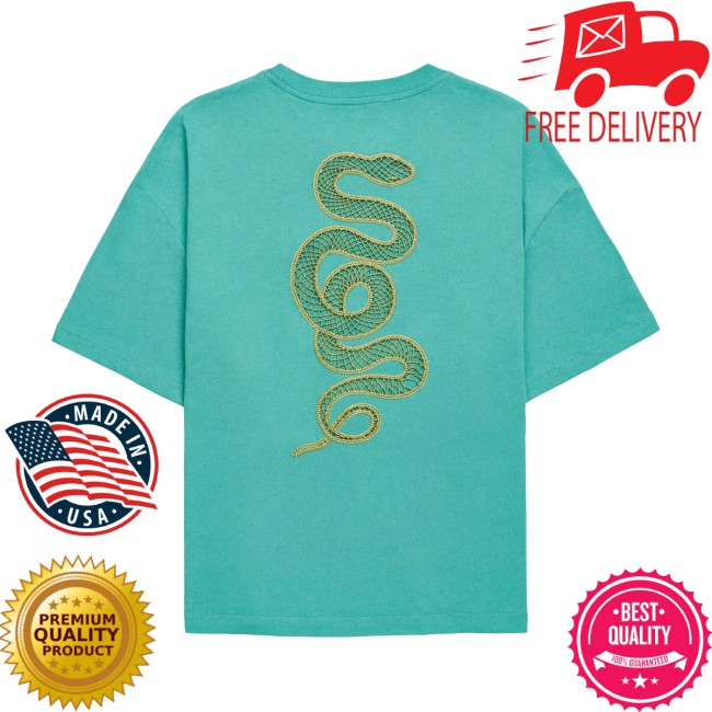 Taylor Swift Store Merch Island Breeze & Lights Down Low Crochet Snake Tee 5 Taylor Swift Store Merch Island Breeze & Lights Down Low Crochet Snake Tee