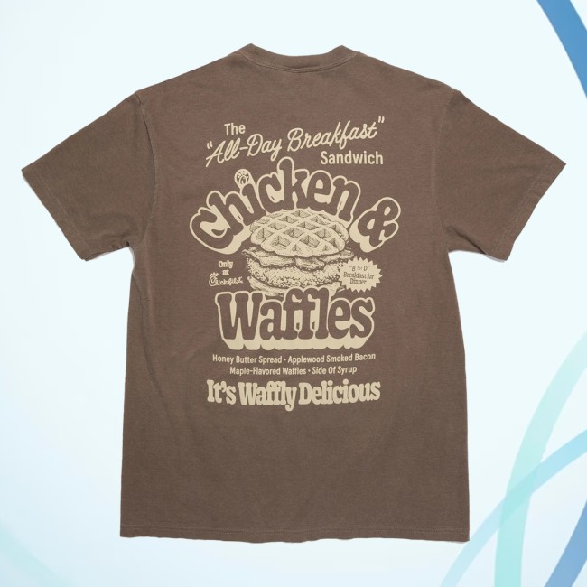 Shop Chick Fil A Store Merch Originals Collection Chicken And Waffles Tee 5 Shop Chick Fil A Store Merch Originals Collection Chicken And Waffles Tee