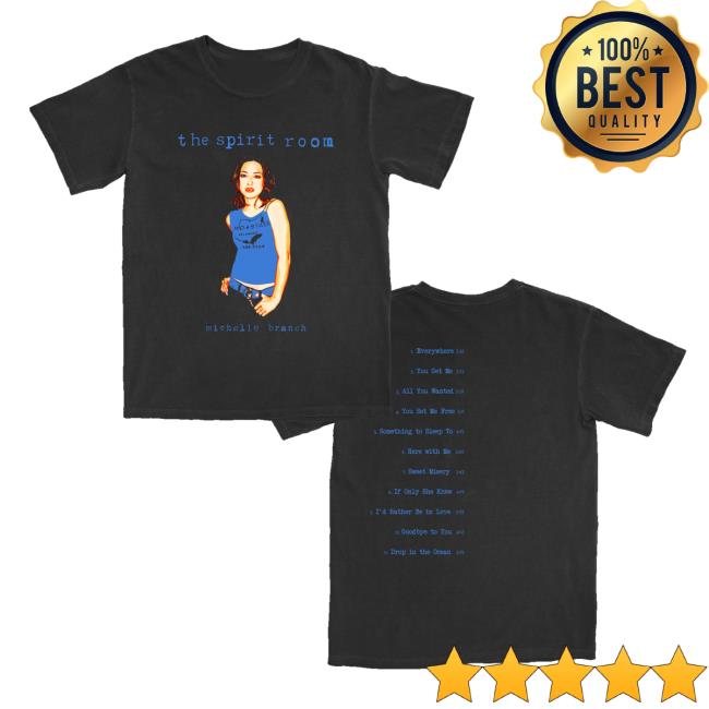 Michelle Branch Merch Store The Spirit Room Unisex Black Tee 3 Michelle Branch Merch Store The Spirit Room Unisex Black Tee