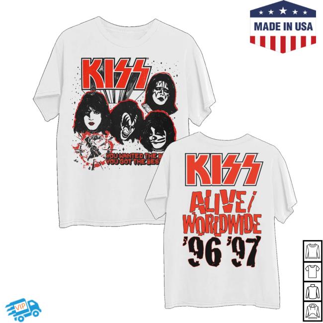 Kiss Store Merch I Wanted The Best T-Shirt 5 Kiss Store Merch I Wanted The Best T-Shirt