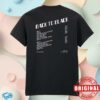 Amy Winehouse Merch Store Back To Black Anniversary Tee