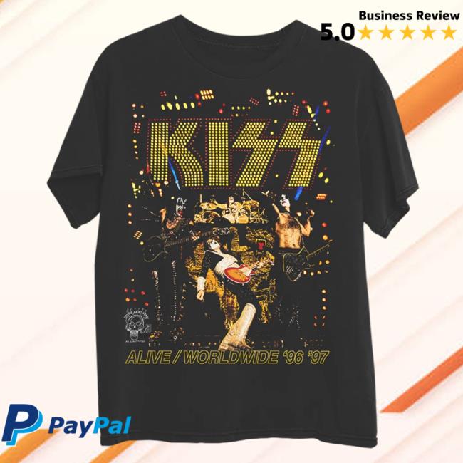 Kiss Store Merch Alive Worldwide '96 '97 T-Shirt 3 Kiss Store Merch Alive Worldwide '96 '97 T-Shirt