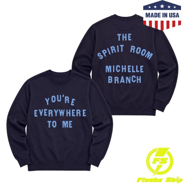 Michelle Branch Store Merch The Spirit Room Crewneck Sweatshirt 5 Michelle Branch Store Merch The Spirit Room Crewneck Sweatshirt