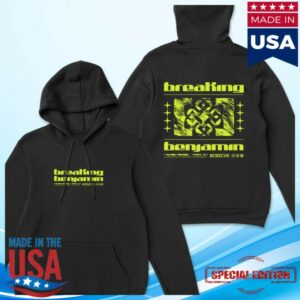 Breaking Benjamin Europe Store Merch Neon Marble Hoodie