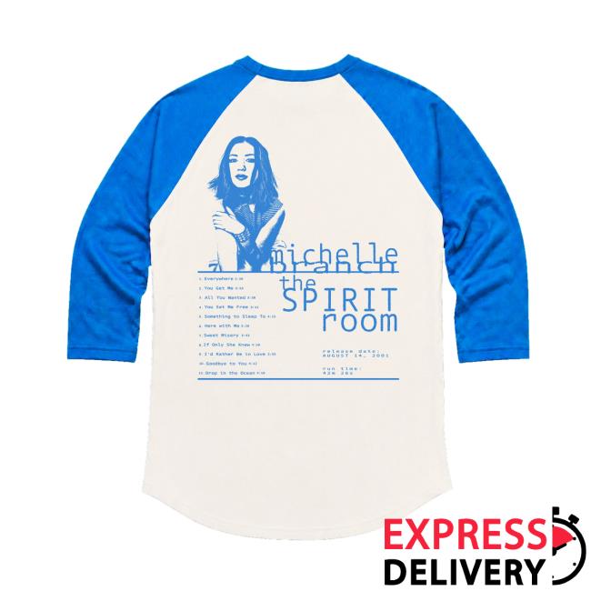 Michelle Branch Store Merch The Spirit Room Unisex Raglan 4 Michelle Branch Store Merch The Spirit Room Unisex Raglan