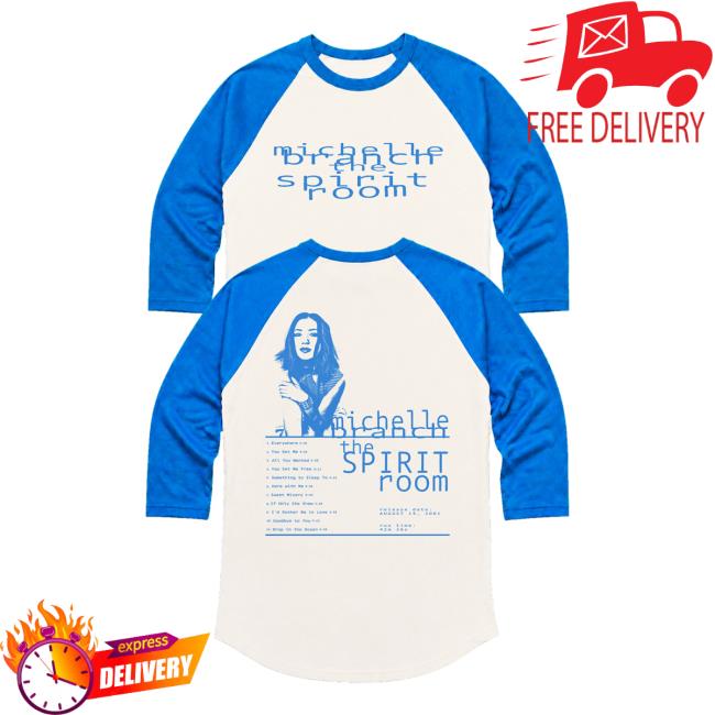 Michelle Branch Store Merch The Spirit Room Unisex Raglan 5 Michelle Branch Store Merch The Spirit Room Unisex Raglan