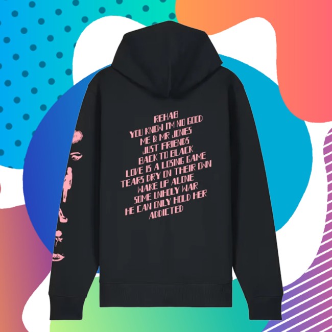 Amy Winehouse Store Merch Back To Back Anniversary Hoodie 5 Amy Winehouse Store Merch Back To Back Anniversary Hoodie