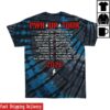 Acdc Store Merch Lightning Tie Dye Pwr Up Tour T-Shirt